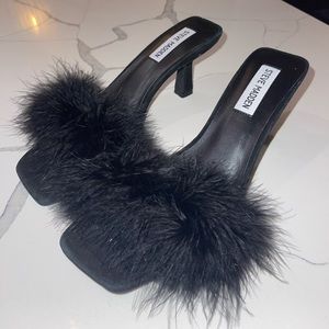 Steve Madden Fuzzy Heels